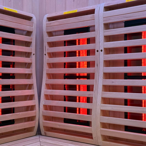 Experience Ultimate Relaxation with the Insignia Luxury 4-Person Far Infrared Quadrant Indoor Sauna